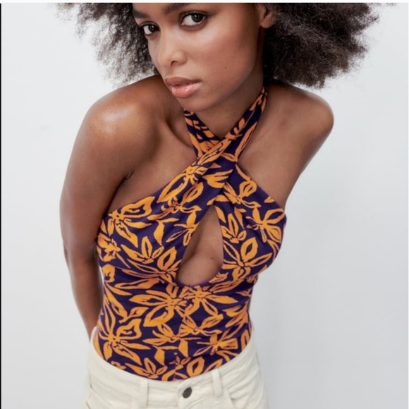 Zara Tops - Zara halter neck bodysuit